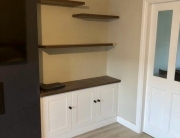 Built in cabinet & shelves